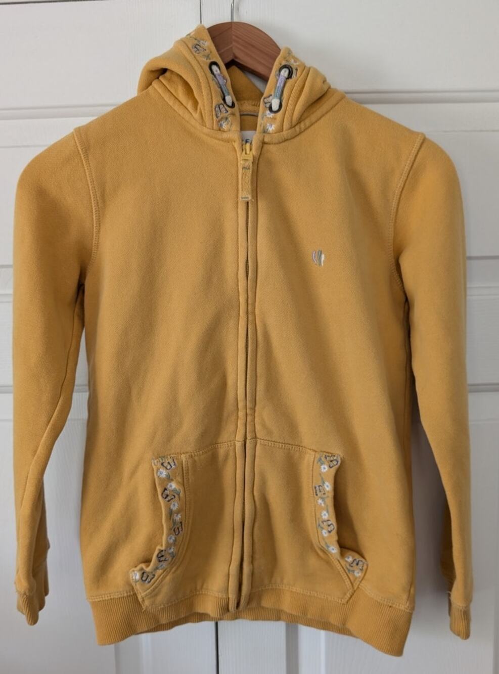 Fat Face Girls Zipper Hooded Jacket